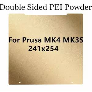 MK4 MK3S PEI 시트 241x254 Prusa i3 MK2.5S Mk3 MK3S 용 양면 PEI 스프링 강판 Mk52 마그네틱 빌드 플레이
