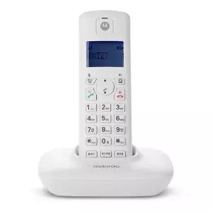 모토로라 T401A 무선전화기 발신자표시 화이트