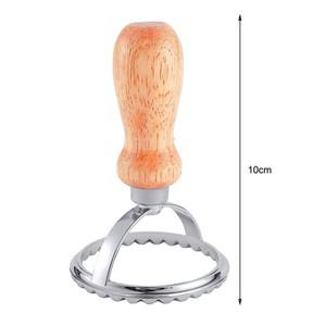 DIY 교자이 만두피 케이크 라비올리 제작호환용 나무 손잡이 주방 도구 가정호환용 제호환