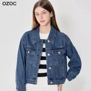 [오조크(OZOC)] 앨리스 컬러 데님 자켓 (택가격: 129000원)