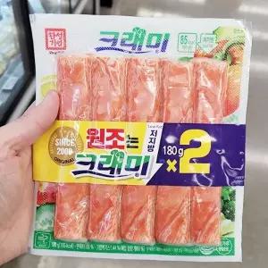 한성기업 저지방 크래미 180g x 2개 아이스박스포장