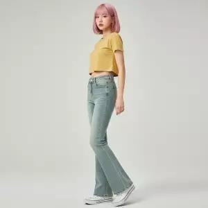 [라일리여성의류] Rly 부츠컷 데님 나팔바지 워싱 청바지 6color