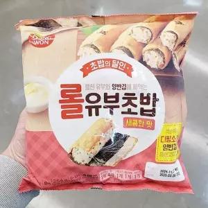 초밥의 달인 롤 유부 초밥 새콤한맛 254g 아이스박스포장