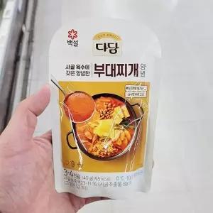 백설 다담 부대찌개 양념 140g 아이스박스포장
