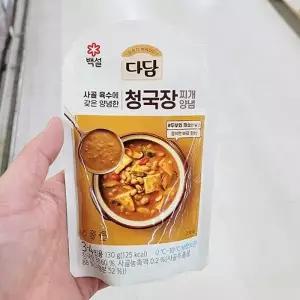백설 다담 청국장 찌개 양념 140g 아이스박스포장