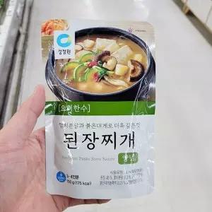 청정원 요리한수 된장찌개 양념 150g 아이스박스포장