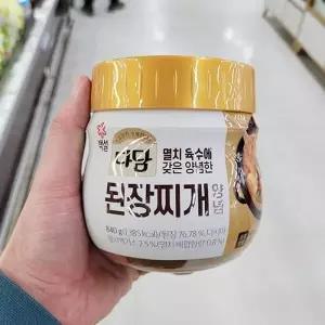 백설 다담 된장찌개 양념 840g 아이스박스포장