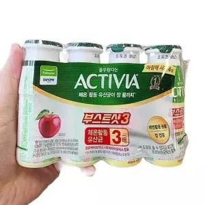 풀무원다논 액티비아 부스트샷 사과 100ml x 4개 아이스박스포장 u40...