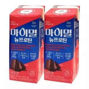 마이밀 마시는 뉴프로틴 딥초코 190ml 60팩 단백질 음료 G