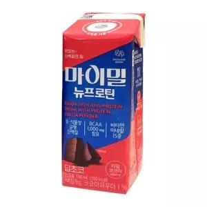 마이밀 마시는 뉴프로틴 딥초코 190ml 30팩 단백질 비타민 미네랄 G