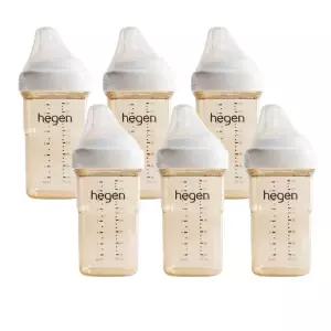 헤겐 애착젖병 PPSU 꼭지포함 애착젖병 간편세척 다기능 240ml 6개