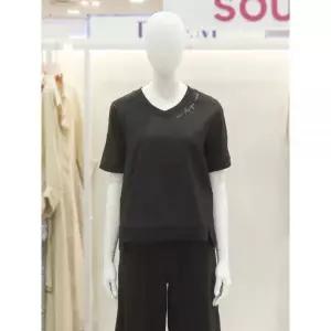 품절임박 SOUP 린넨 혼방 레터링 브이넥 티셔츠(SCXSS26) 2723922