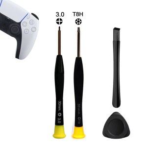 PS5, PS4, PS3, PS2, PS1 플레이스테이션 T8H, 프라이 키트. 삼각 포함), 세트 (PS-4) 플라스틱 액세서리 PH0(+3.0), 청소 패들, 도구 크로스 드라이버 세이프 컨트롤러(패들 바,