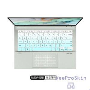 Asus VivoBook S14 플립 OLED 실리콘 노트북 키보드 커버 보호대, TN3402 TN3402Q TN3402QA TN3402YA QA YA S 14