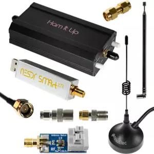 누엘렉 NESDR 스마트 XTR v2 HF 번들 LF/HF/UHF용 300Hz-2.3GHz 소프트웨어 정의 라디오 세트 RTL-SDR 햄