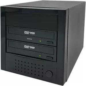독립형 24X 1대 1 CD 버너 라이터 드라이브 복제기 타워를 사용하기 쉬운 PlexCopier AutoDupe
