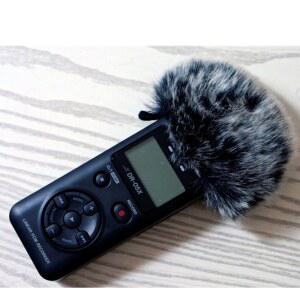 Blue Mantis Dead Cat TASCAM DR05 DR22 용 야외 인공 모피 머프 윈드 스크린 바람 소음 머플러 마이크 커버 감소