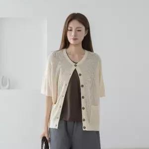 엄마옷 마담4060 가지각색그물가디건 -QCA2606008-