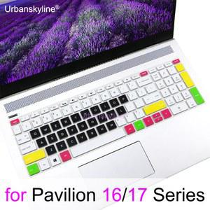 HP 파빌리온 16 플러스 17 16-af ag 게이밍 17-cd 17-ar 17-ab 17-e 17-f 17-g g7용 실리콘 키보드 커버 보호 스킨 케이스