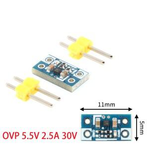과전압 보호 모듈  OVP 5.5V  2.5A  30V  전원 보드  미니 소형  10 개  1 개