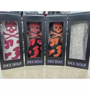 덱스골프 DEX GOLF 스컬 우드커버 해골스컬디자인 우드헤드커버 4가지색상.
