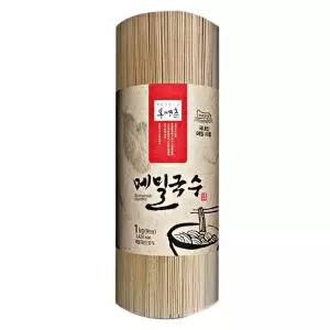 봉평촌 메밀국수 1kg x 12개(황사마스크 2매포함)국내산 메밀 막국수 소면 소바 냉면 냉모밀
