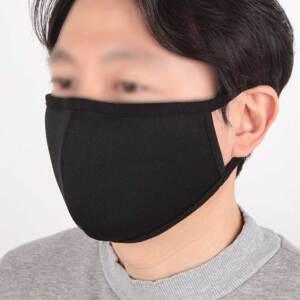 블루레몬 블랙 2개 입체 와이어 면 마스크 연예인 블랙 남성 패션 국내 자체제작