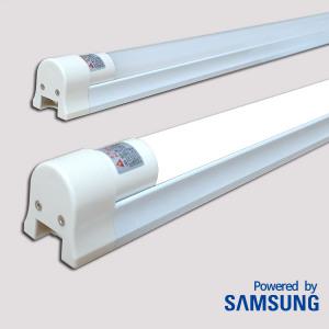 led 형광등 T8 직관형광등 슬림직갓 1등세트 20W 1200mm 주광색 삼성칩 (2개묶음)