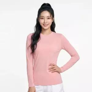 이지바이 BFL 썸머퀸 여름 여성 쿨 냉감 라운드 긴팔 운동복 스판 티셔츠 W5ST08)