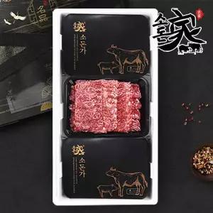 1++ 투뿔한우 구이 모듬 선물세트(400gx3)1.2kg