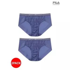 [휠라]체크JQ 데님밴드 인디고블루 여성 드로즈 2매입  FI4DRF2652F 2sku _P391188726