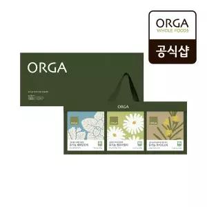 올가 ORGA 유기농 허브티 3종 선물세트