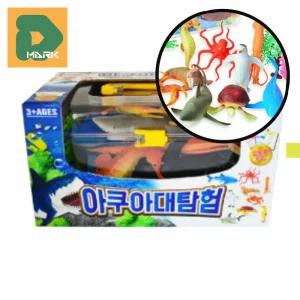 탐험 완구모형 잠수함 해양 생물 생태 장난감 물고기 피규어 어린이 바다 수족관 놀이 해저 과학 교육 교구