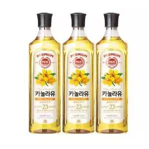 사조 카놀라유 900mL x 3개