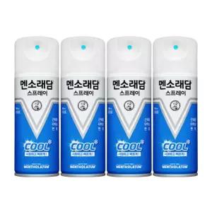 맨소래담 멘소래담 뿌리는파스 쿨 180ml 4개