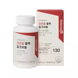 (정품) 6개월 네추럴라이즈 간건강 활력 밀크씨슬 180캡슐, 1개