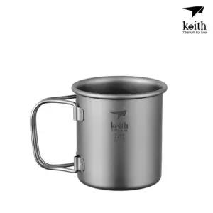 키이스 싱글월 티타늄 머그컵 220ml Ti3200 행사