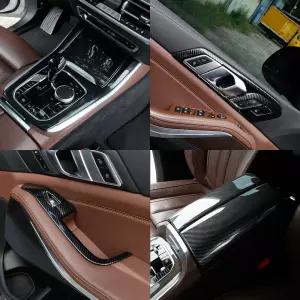 BMW X5 G05 실내 인테리어 카본 몰딩 기어 스피커 송풍구 튜닝 용품