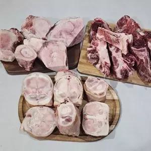[장보리]든든 한우 우족 사골 잡뼈 세트 6kg
