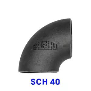 흑관 용접 엘보90도(S) S/40 배관용접 파이프 부속 자재 수도 설비 25A