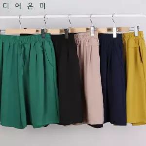 [디어온미]빅사이즈 냉감 인견 밴딩 5부팬츠