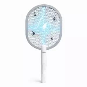 해충킬러 이지 전기모기채 충전식 해충퇴치 라켓 강력 LED 배터리포함