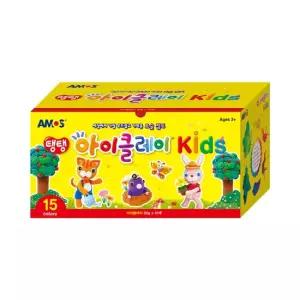 아모스 탱탱 아이클레이 키즈 50g 15색 선물세트