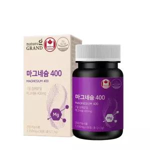 네이처그랜드 고함량 마그네슘 400 대용량 3개월분 캐나다직수입 마그네슘 영양제