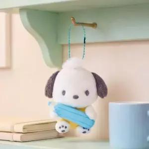 산리오 포차코 열공 캐릭터 가방고리 인형키링 8cm