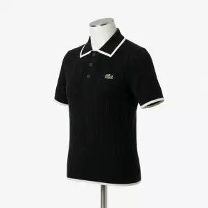 라코스테 스포츠 골프 텍스쳐 반팔 폴로 스웨터 네이비 AF9430-56G HHW