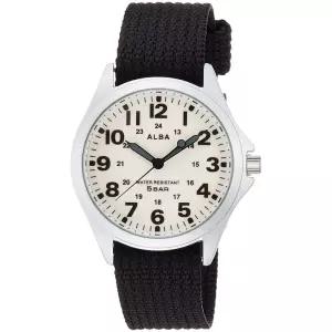 SEIKO 세이코 알바 남성용 스포츠 손목시계 AQPK401 블랙