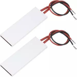 MECCANIXITY 2개 PTC 발열체 AC DC 110V 발열판 알루미늄 쉘 세라믹 폴리이미드 필름 플레이트 히터