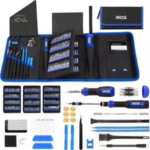 XOOL 200 in 1 정밀 드라이버 키트 164비트 유연한 샤프트 컴퓨터용 익스텐션 로드 노트북 PC PS4 Xbox