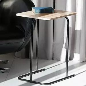 친절한탄씨 보조 테이블 48x37x61.5cm 침대 사이드 테이블 이동식 간이 협탁 소파 틈새 철제 공간활용